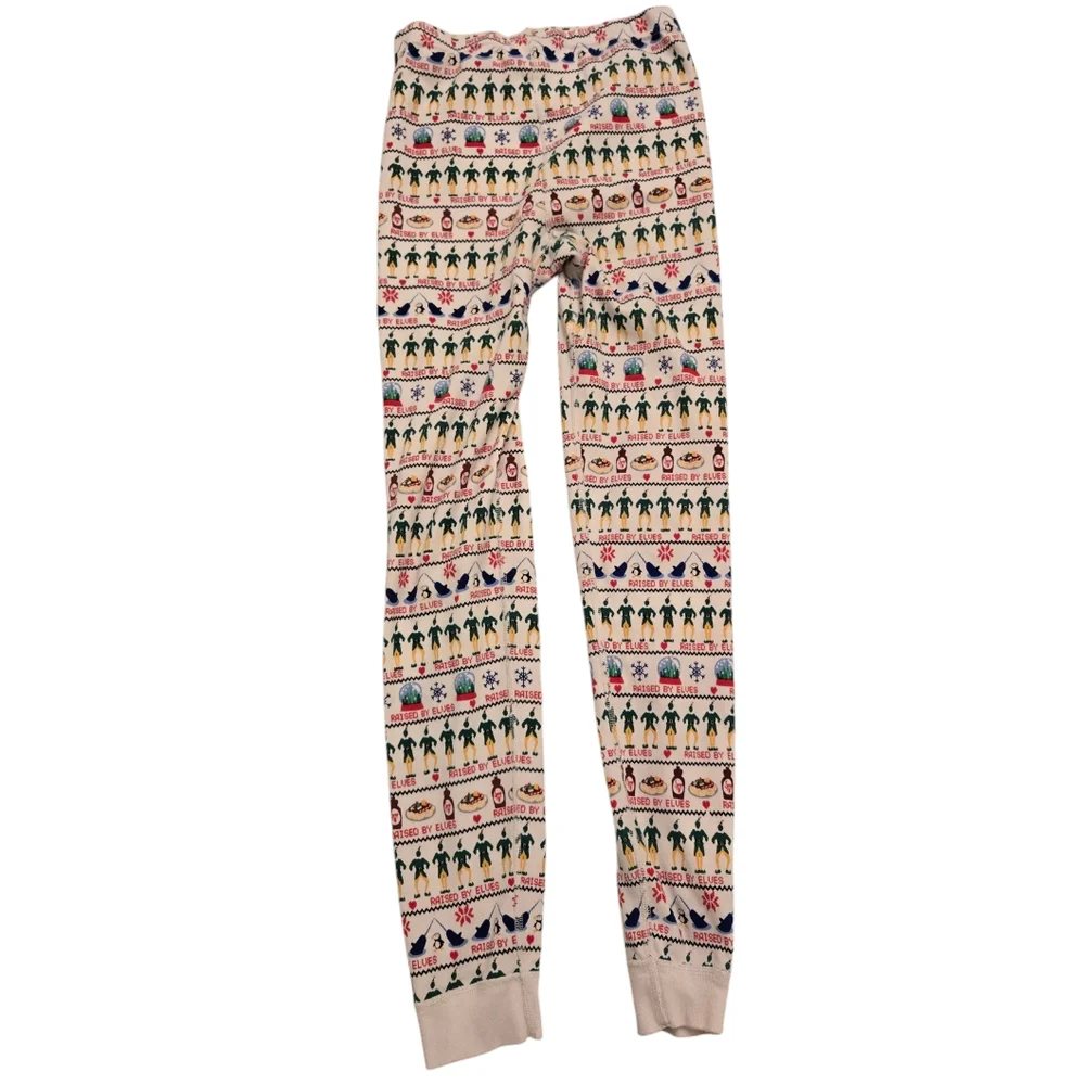 Hanna Andersson ELF Christmas 2-piece pajama top/pants set